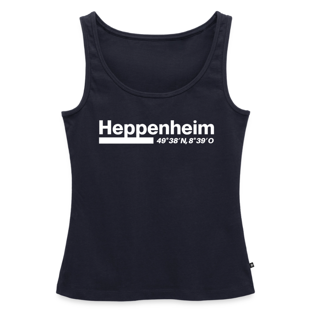 Tanktop Ladies Heppenheim "Bold GPS White" - Navy