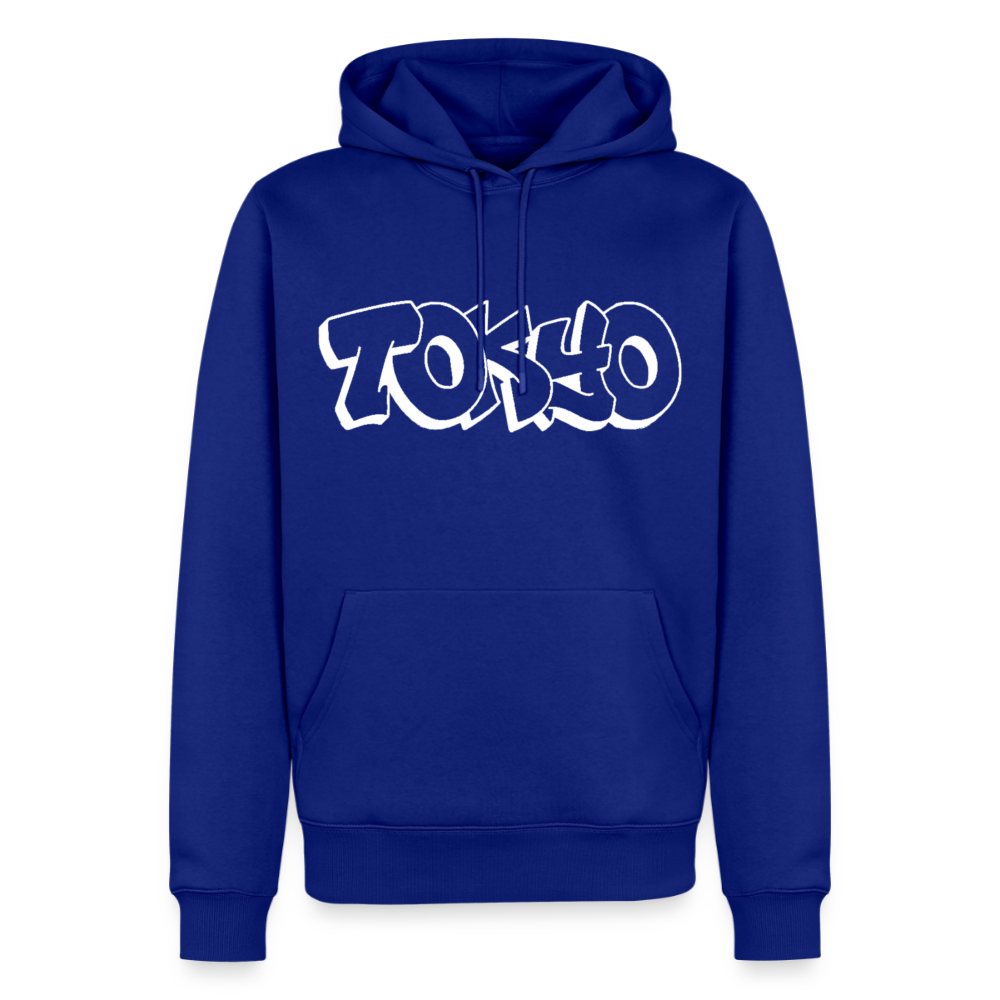 Hoodie Japan Graffiti "Tokyo Bright Edition" - Royalblau