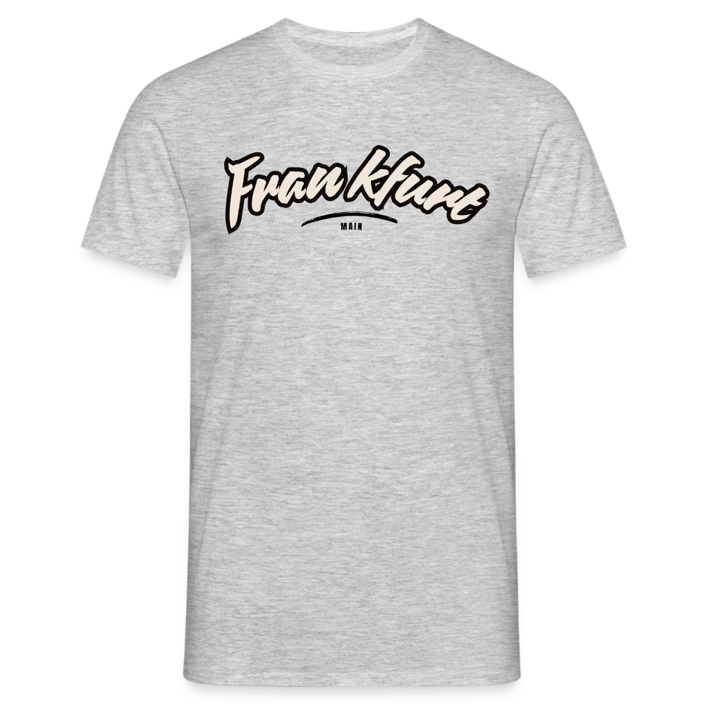 T-Shirt Frankfurt (Main) "Graffiti Tag" - Grau meliert