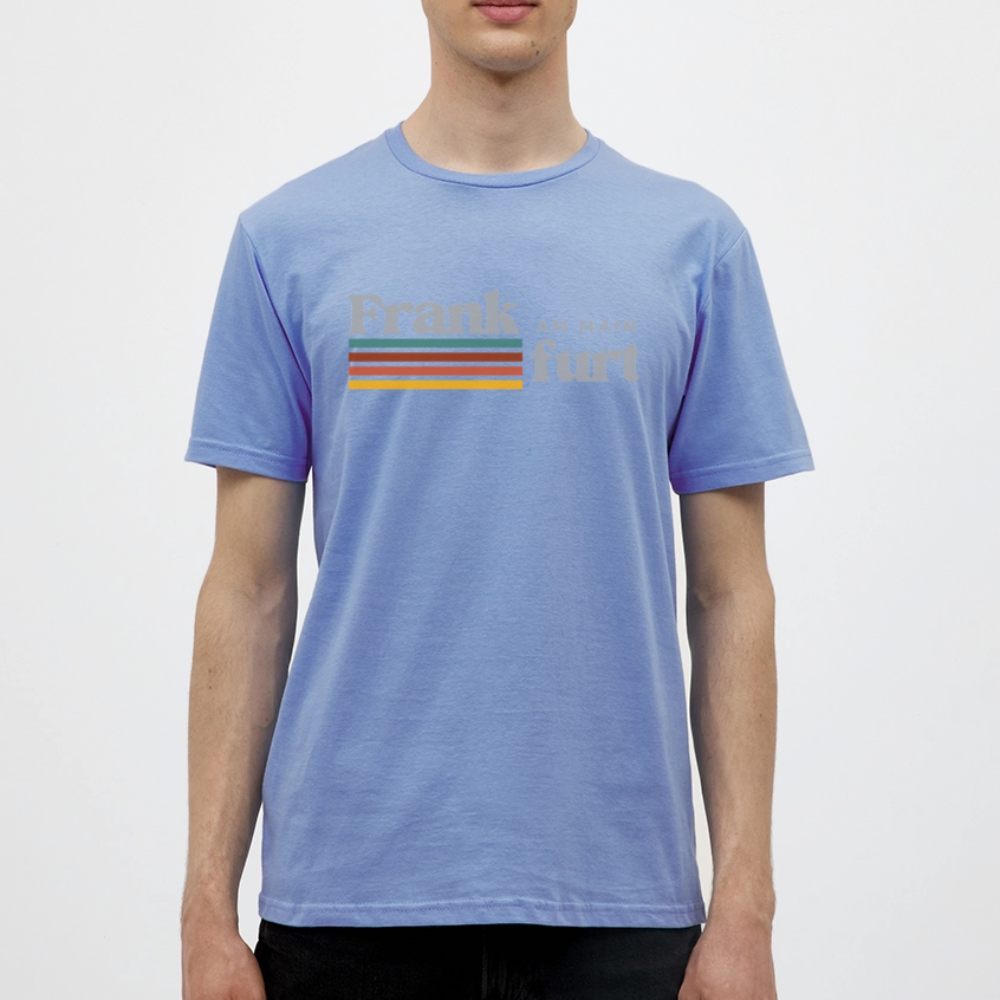 T-Shirt Frankfurt (Main) "Retro" - carolina blue