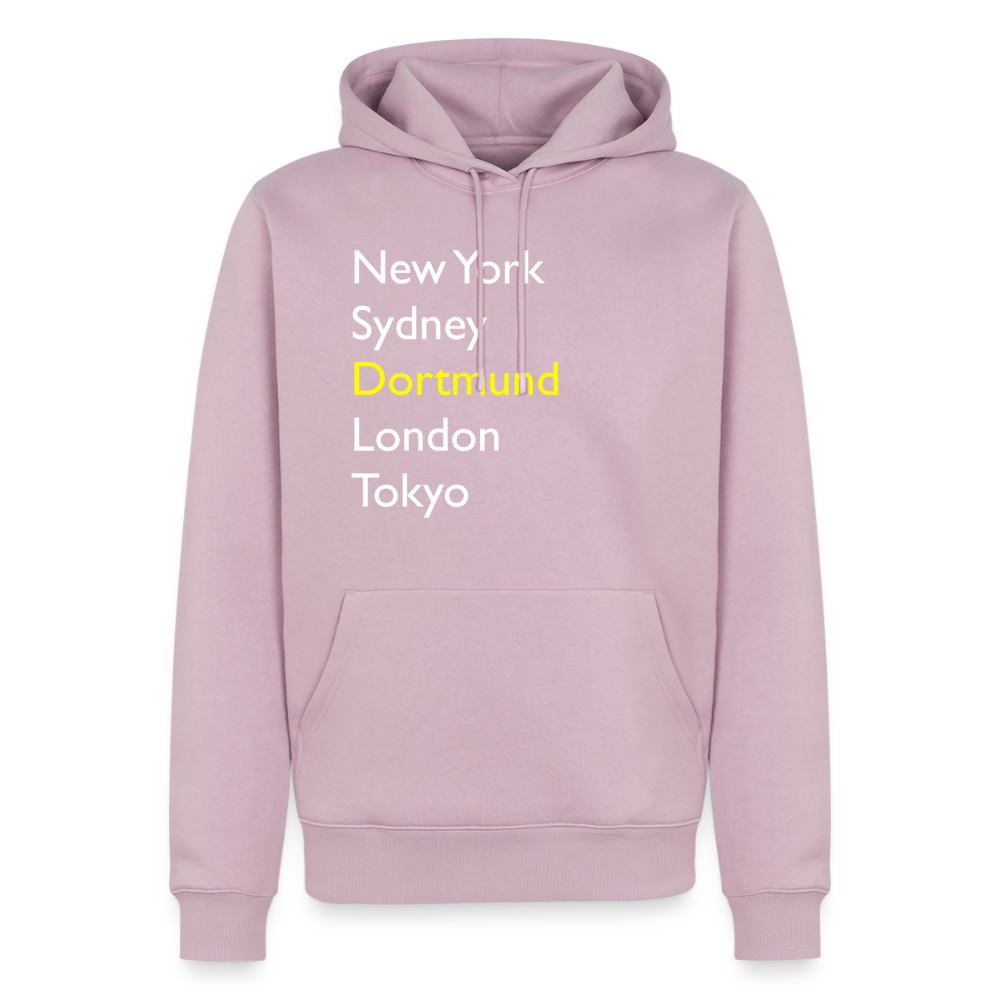 Hoodie Dortmund "Metropolen Big" Bright Edition - Altrosa