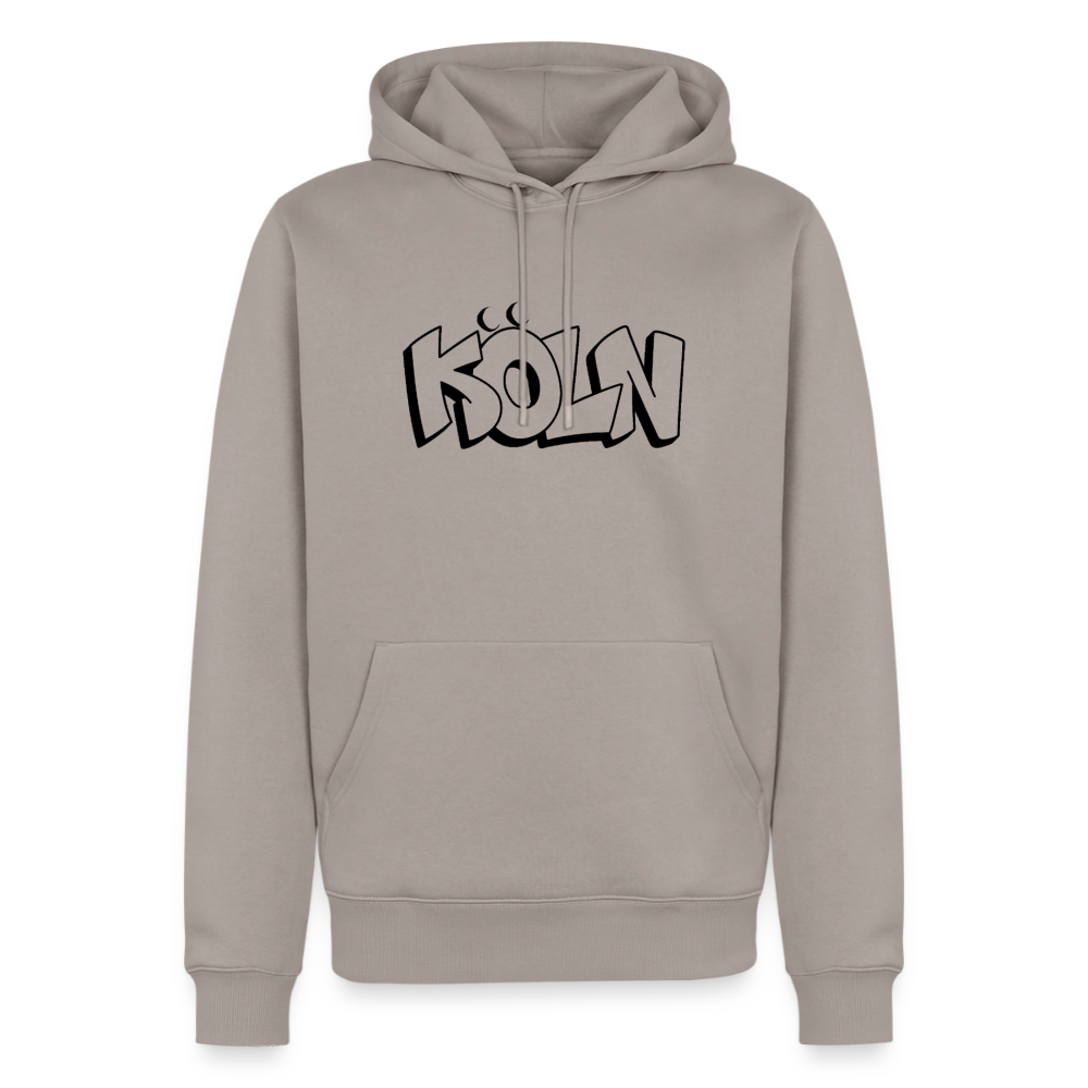 Hoodie Köln "Graffiti" Dark Edition - Taupe
