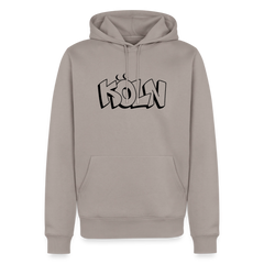 Hoodie Köln "Graffiti" Dark Edition - Taupe
