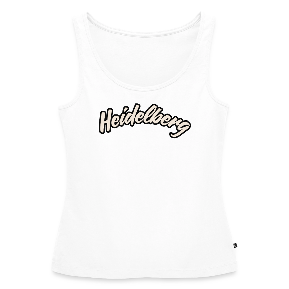 Tanktop Ladies Heidelberg "Graffiti Tag White" - Weiß