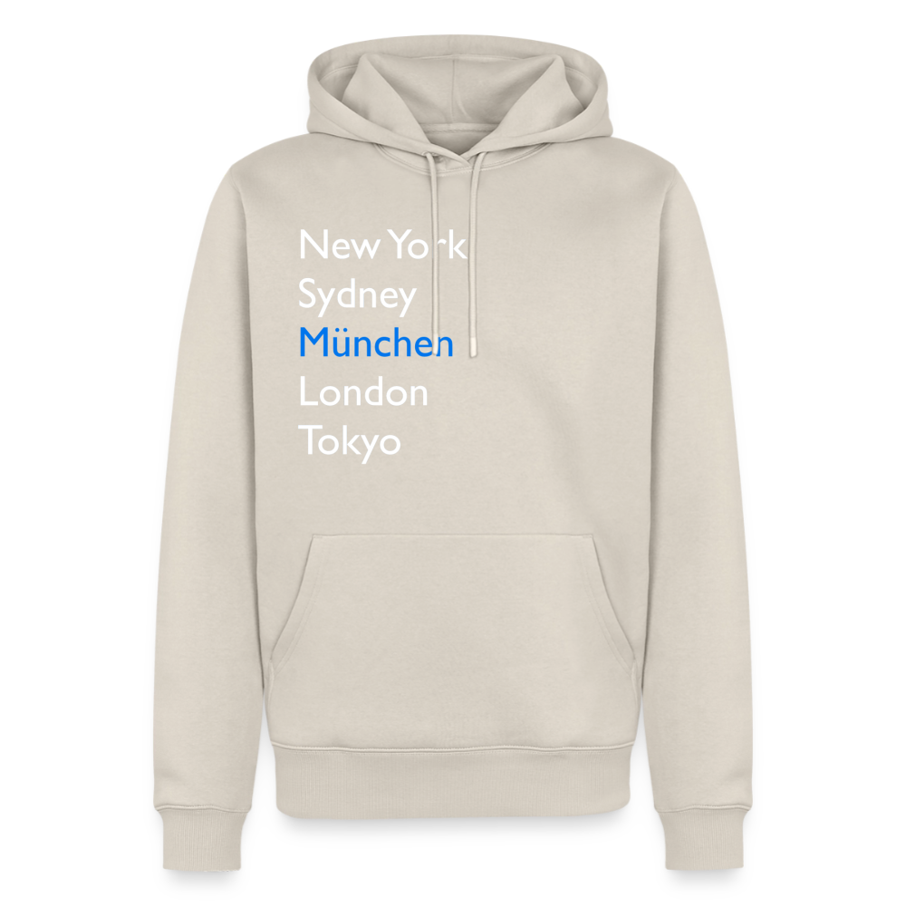 Hoodie München "Metropolen Big" Bright Edition - Beige