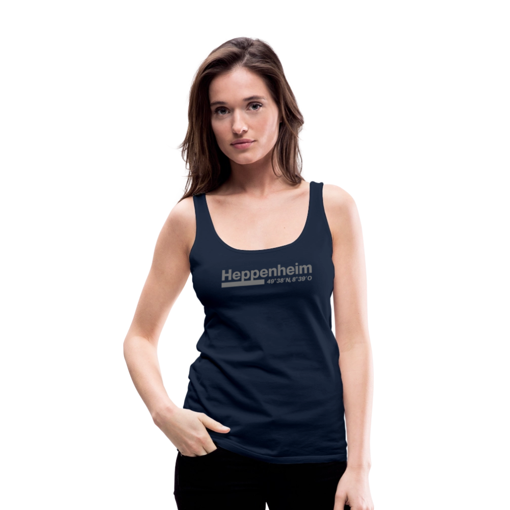 Tanktop Ladies Heppenheim "Bold GPS" - Navy