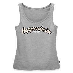 Tanktop Ladies Heppenheim "Graffiti Tag White" - Grau meliert