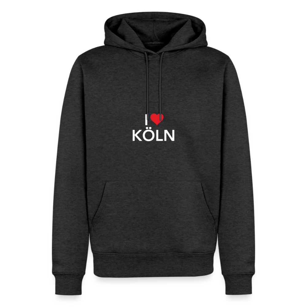Hoodie "I Love Köln" Bright Edition - Anthrazit meliert