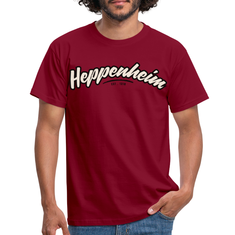 T-Shirt Heppenheim "Graffiti Tag" - Ziegelrot