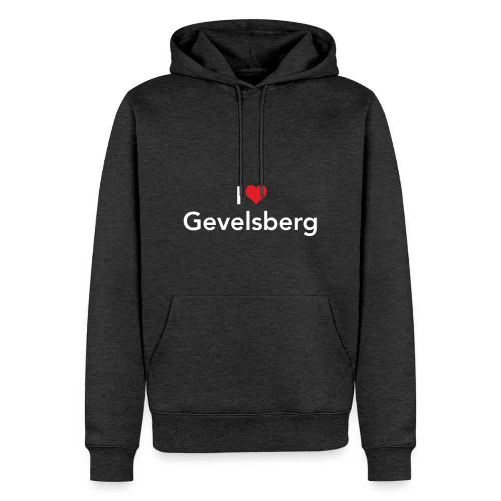 Hoodie "I Love Gevelsberg" Bright Edition - Anthrazit meliert