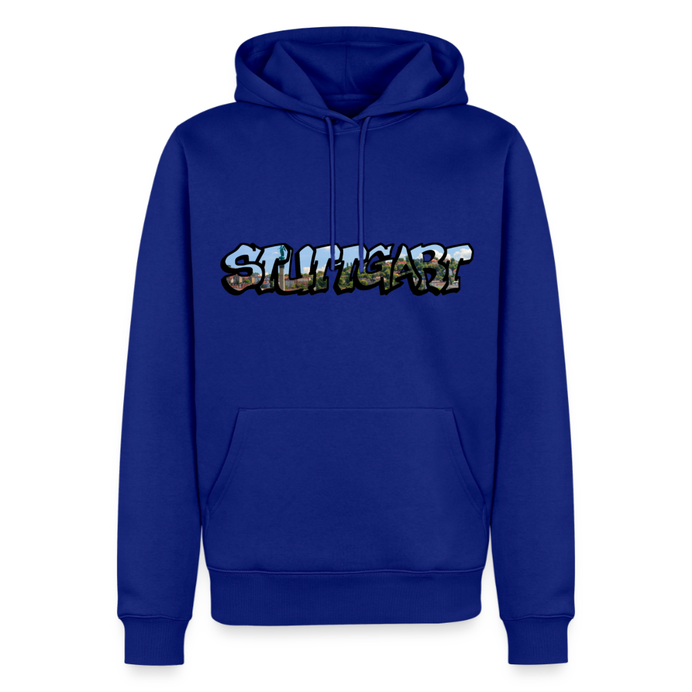 Hoodie Stuttgart "Panorama Graffiti" - Royalblau