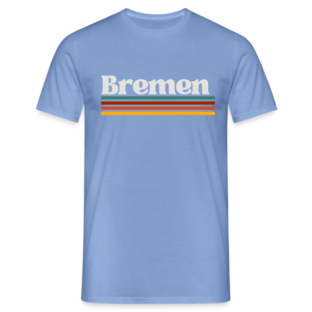 T-Shirt Bremen "Retro" - carolina blue