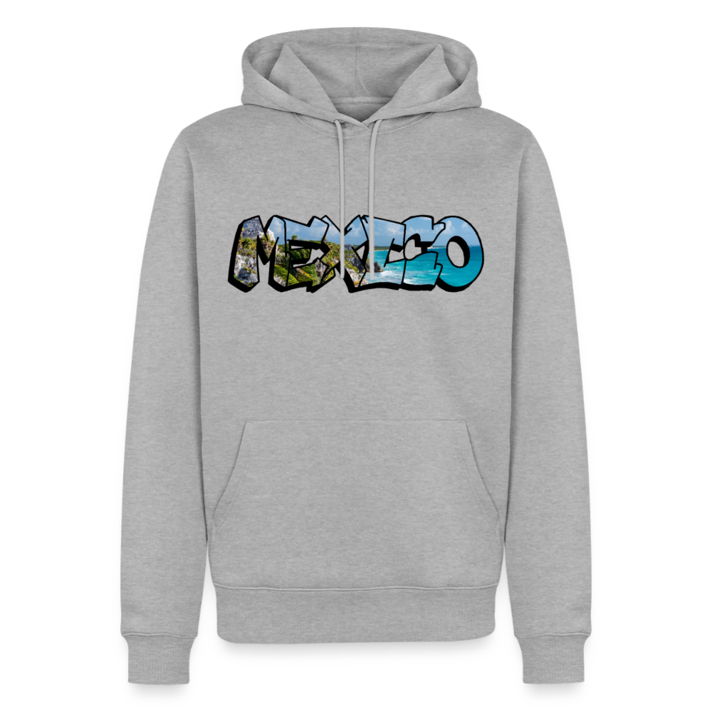 Hoodie Mexico Graffiti "Riviera" - Grau meliert