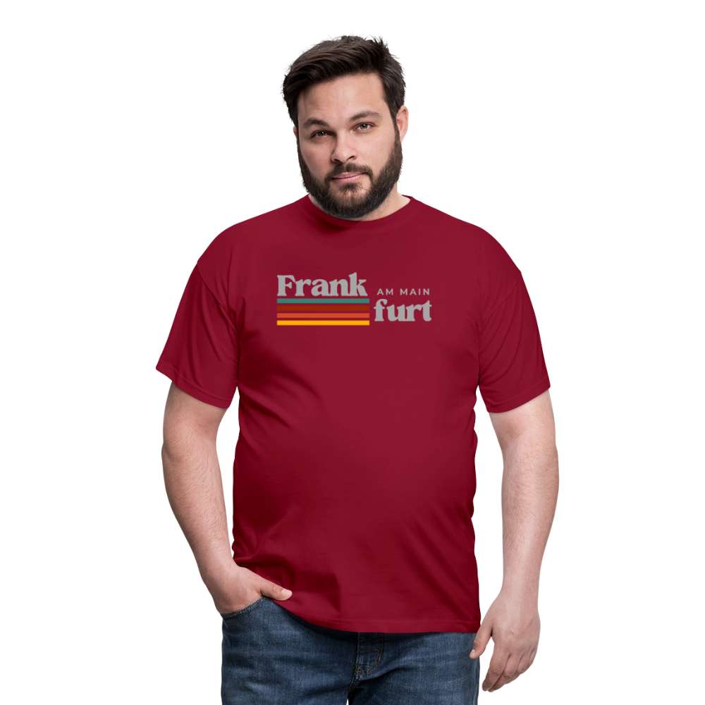 T-Shirt Frankfurt (Main) "Retro" - Ziegelrot