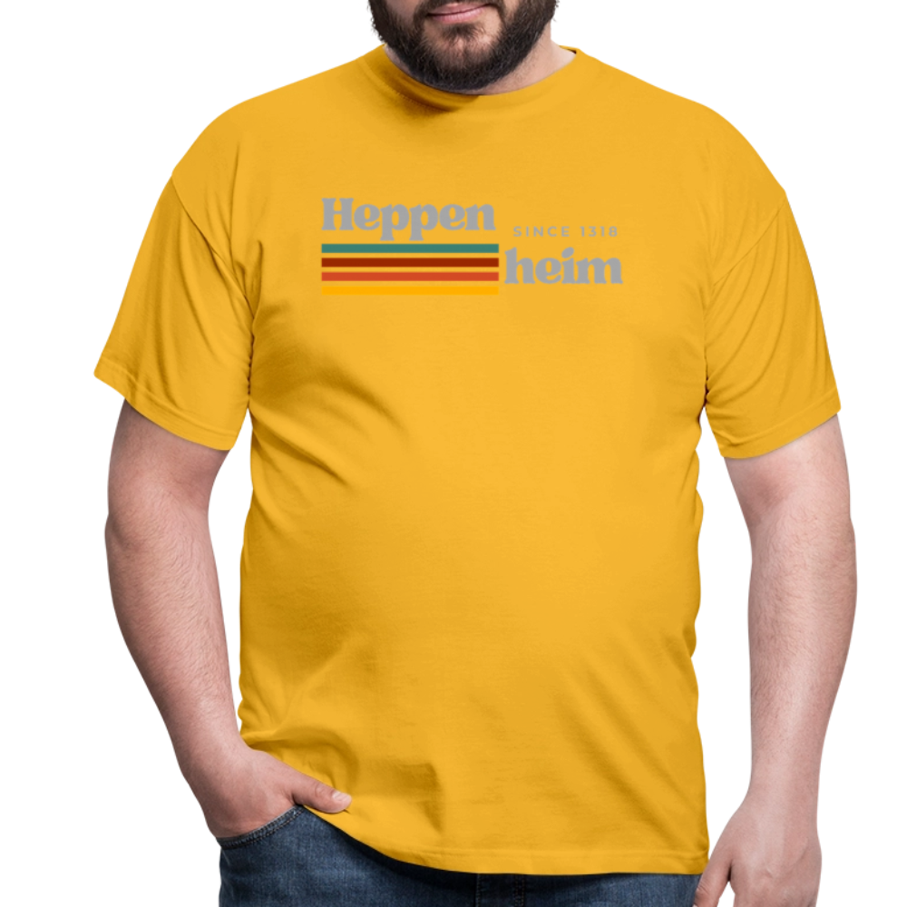 T-Shirt Heppenheim "Retro" - Gelb