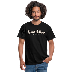 T-Shirt Frankfurt (Main) "Graffiti Tag White" - Schwarz
