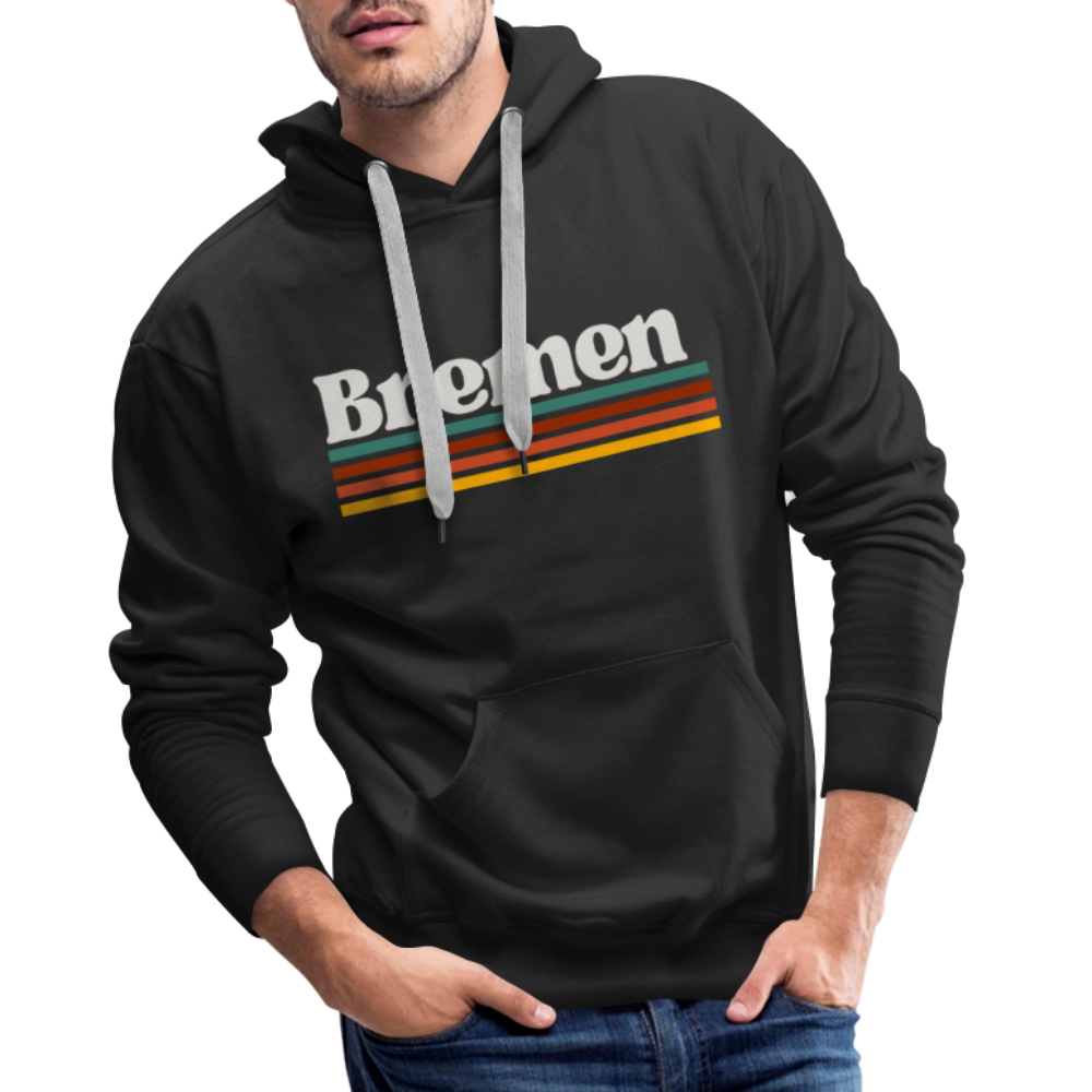 Hoodie Bremen "Retro" - Schwarz