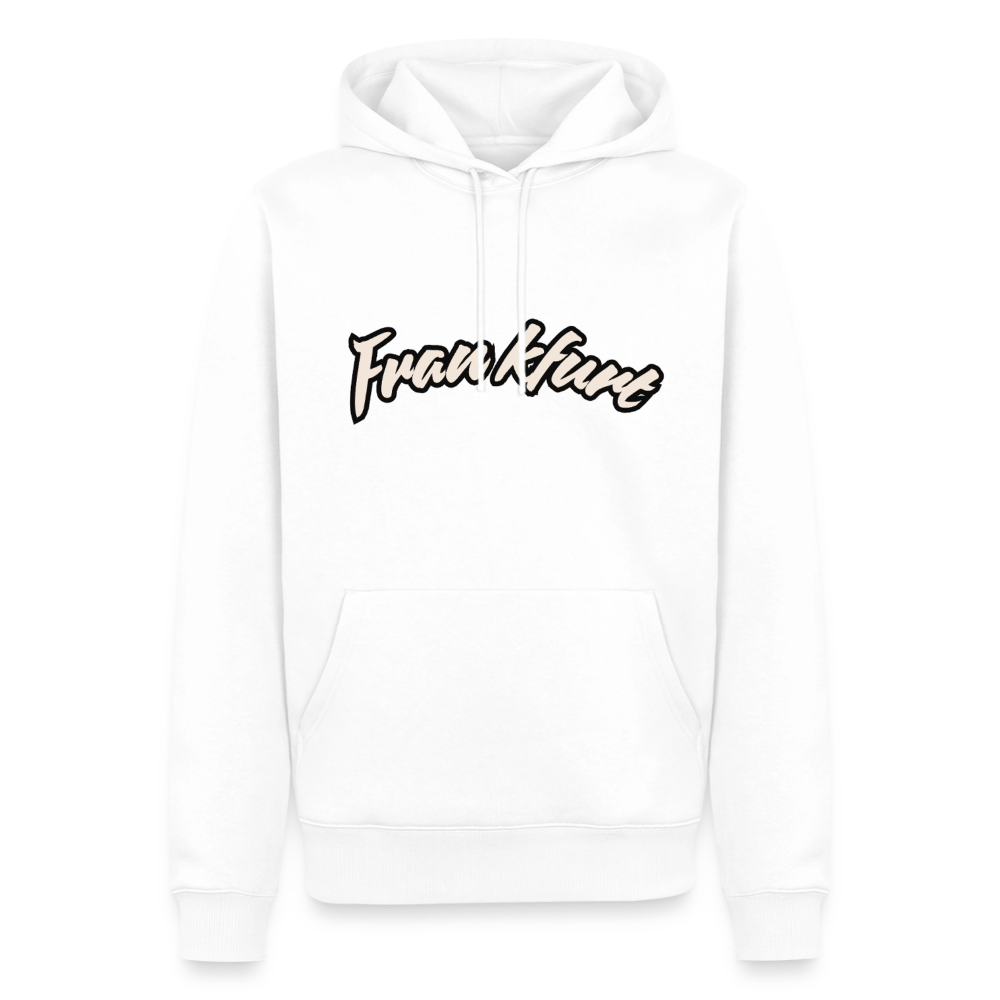Hoodie Frankfurt (Main) "Graffiti Tag White" - Weiß