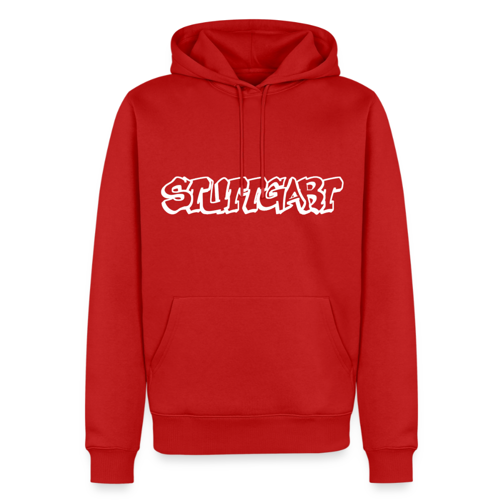 Hoodie Stuttgart "Graffiti" Bright Edition - Rot