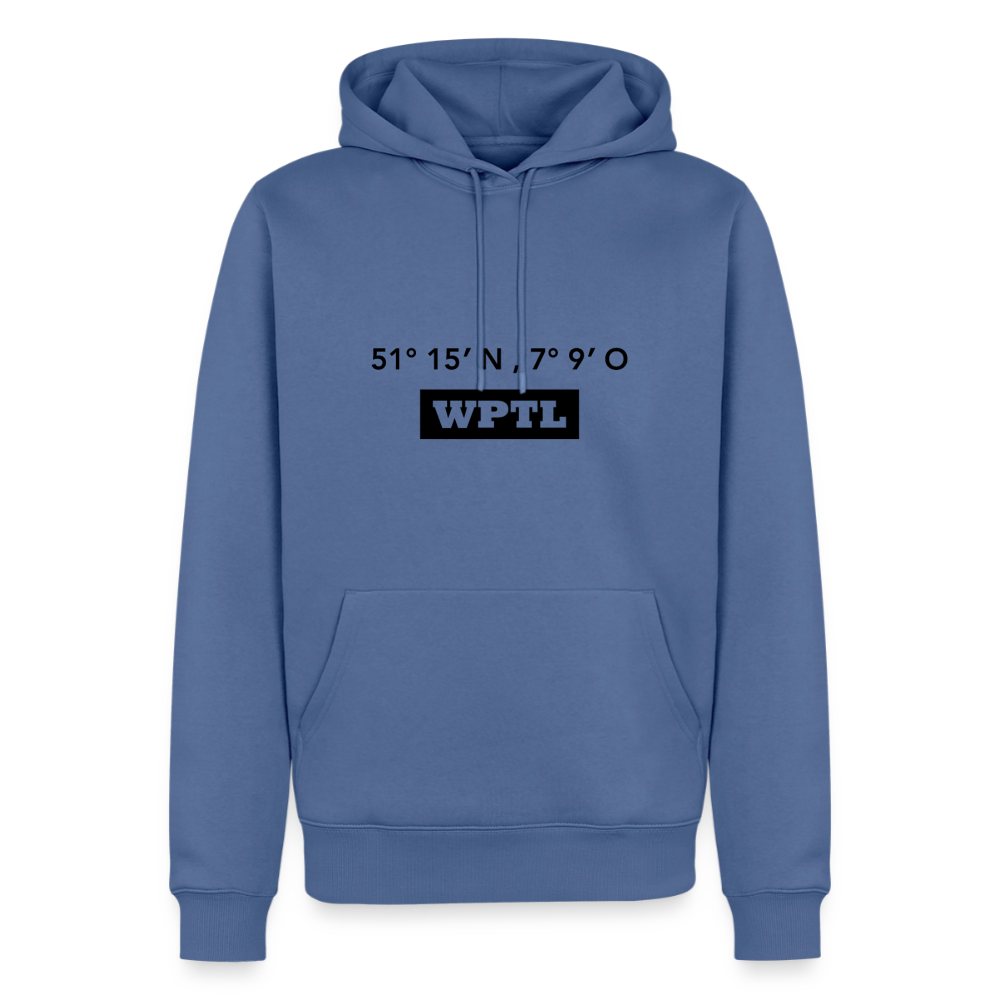 Hoodie WPTL "GPS" Dark Edition - Taubenblau