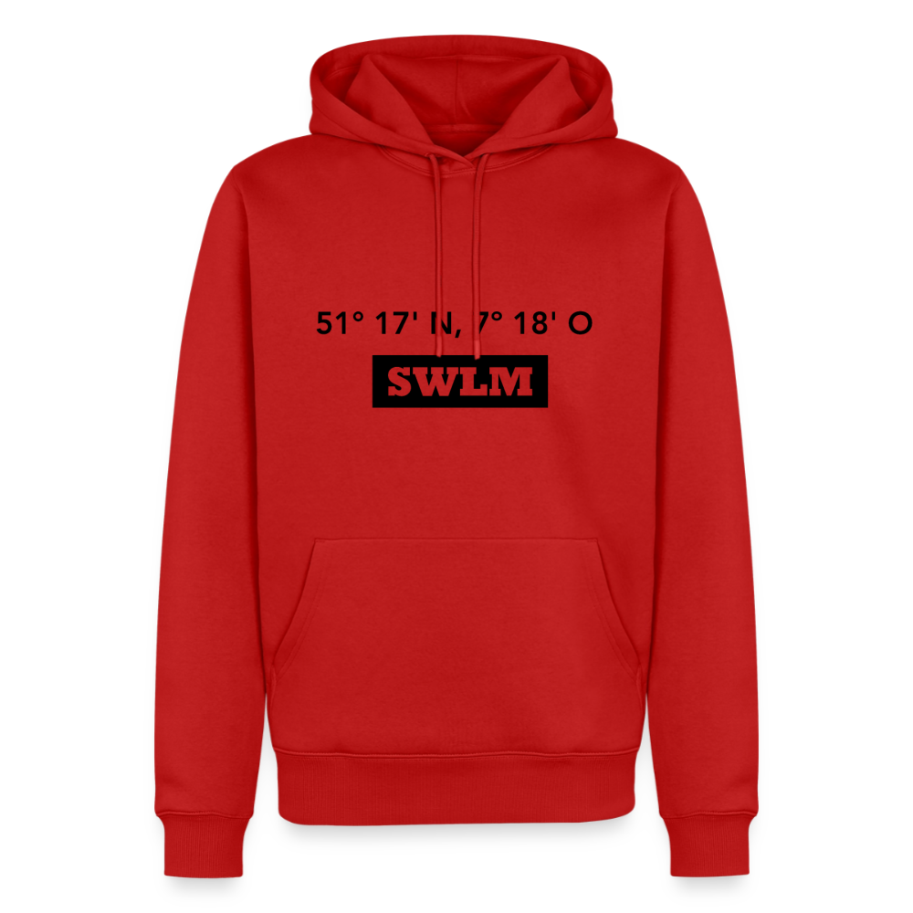 Hoodie Schwelm "SWLM GPS" Dark Edition - Rot