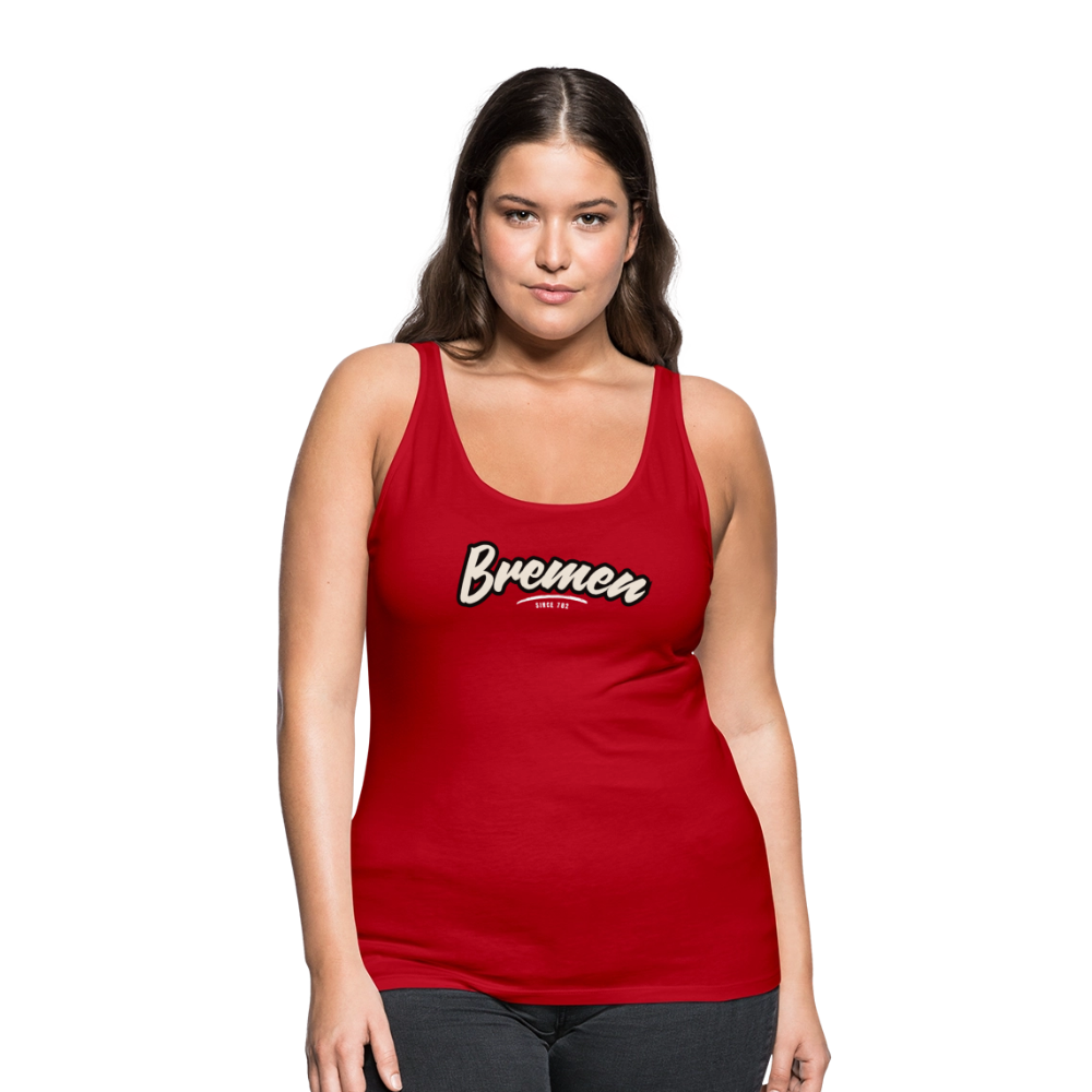 Tanktop Ladies Bremen "Graffiti Tag White" - Rot