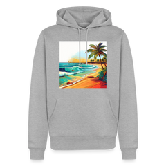 Hoodie Mexico "Paradise Cancun" - Grau meliert