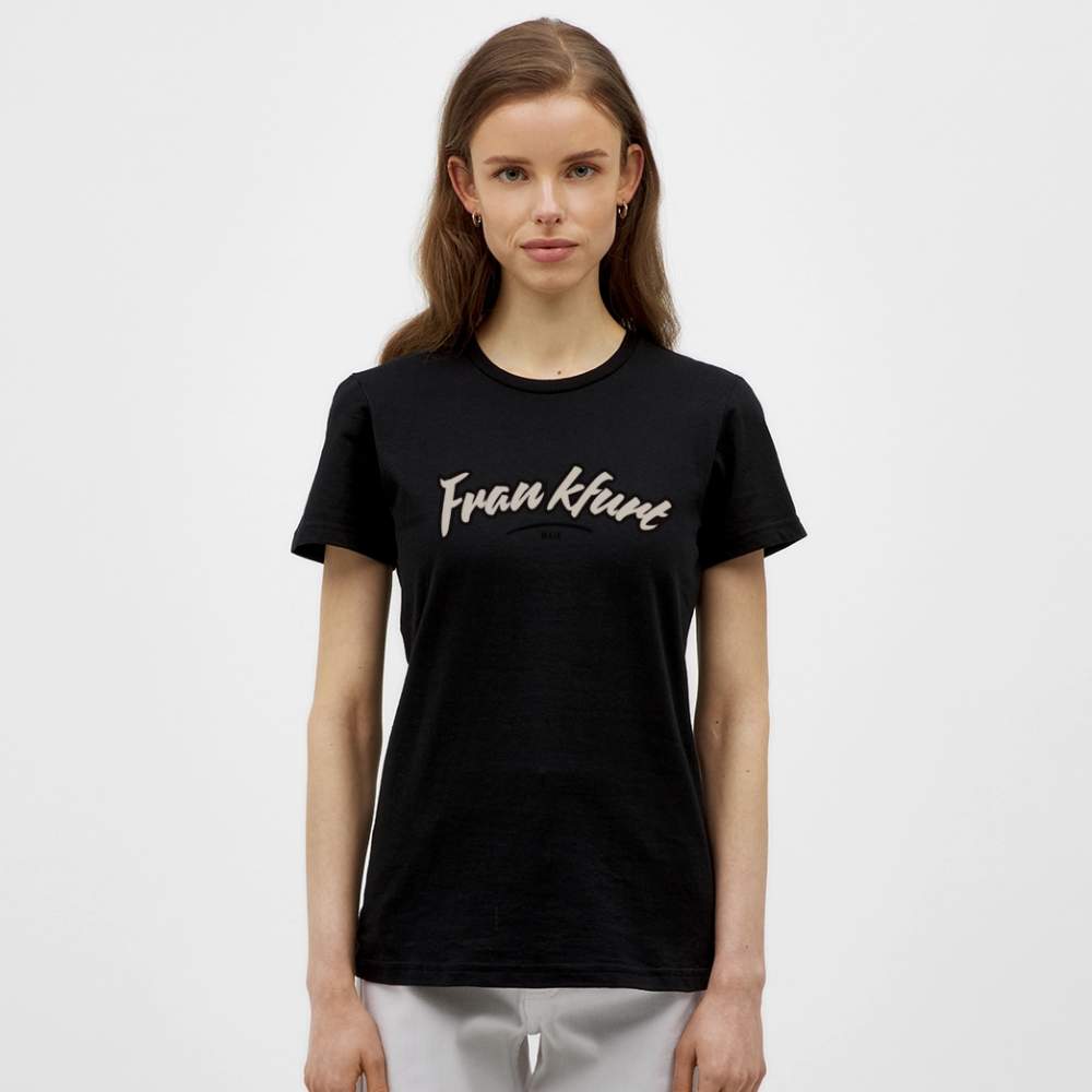 T-Shirt Ladies Frankfurt (Main) "Graffiti Tag" - Schwarz