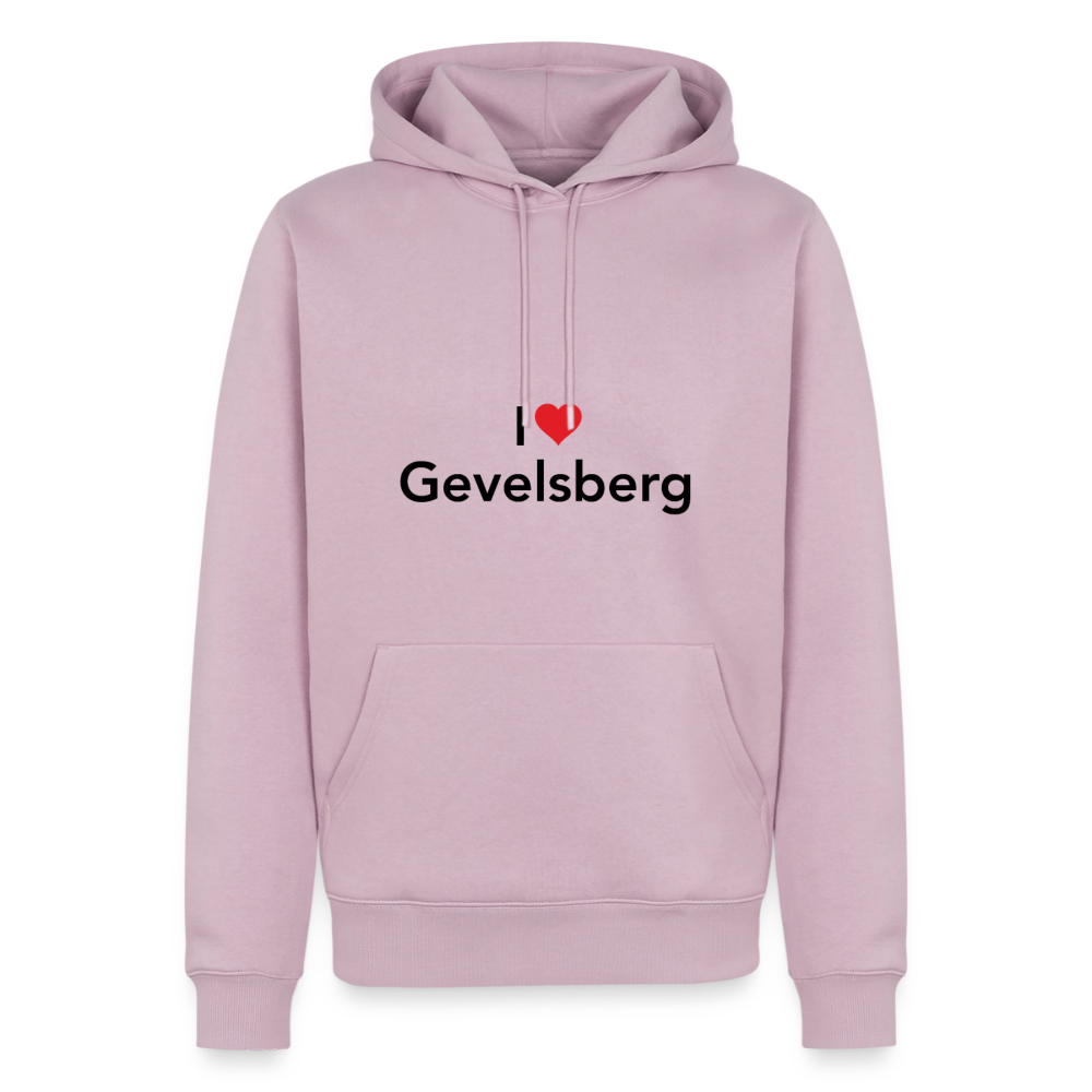 Hoodie "I Love Gevelsberg" Dark Edition - Altrosa