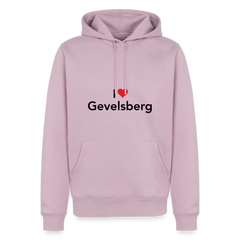 Hoodie "I Love Gevelsberg" Dark Edition - Altrosa