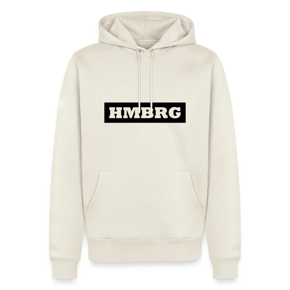 Hoodie Hamburg "HMBRG" Dark Edition - Naturweiß