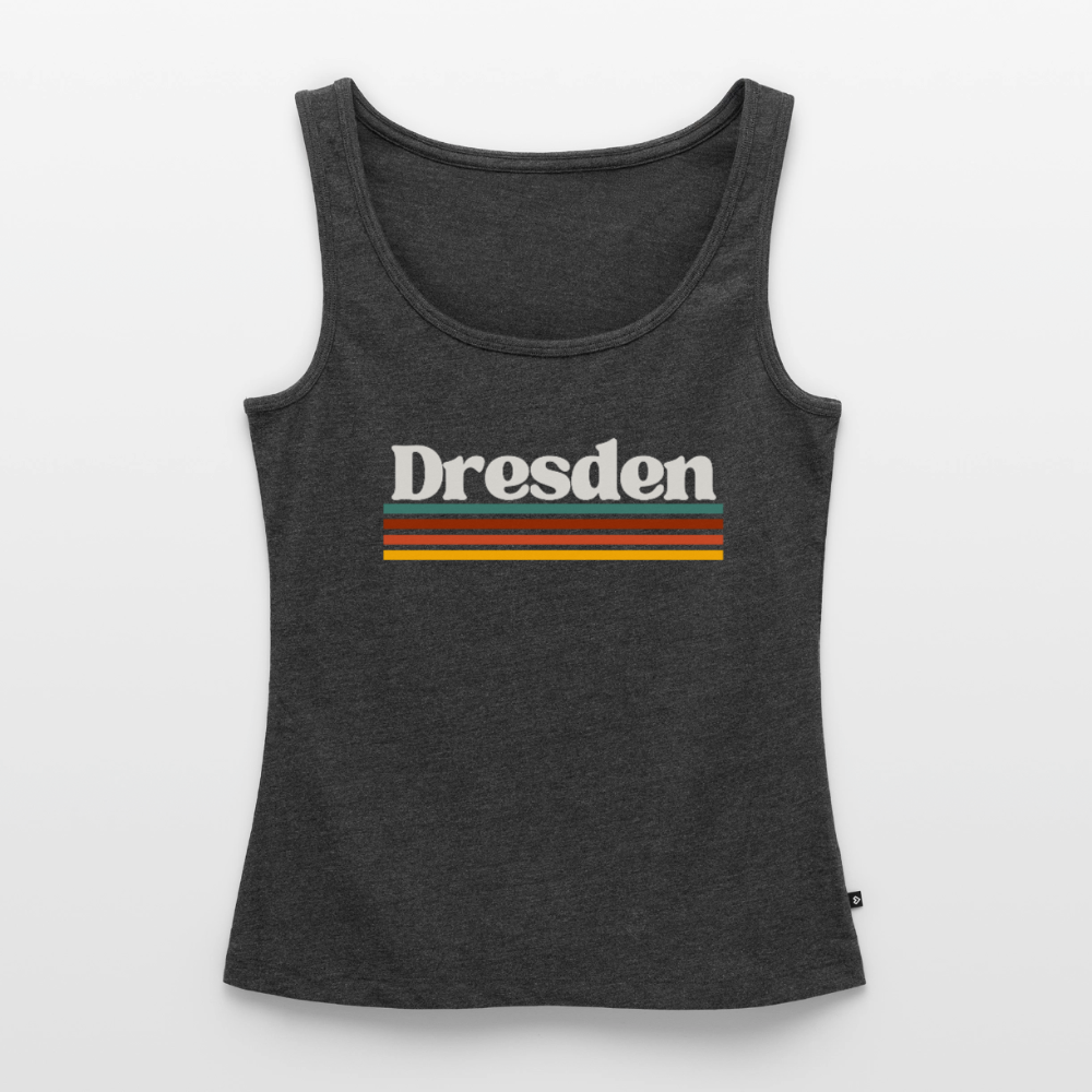 Tanktop Ladies Dresden "Retro" - Anthrazit meliert