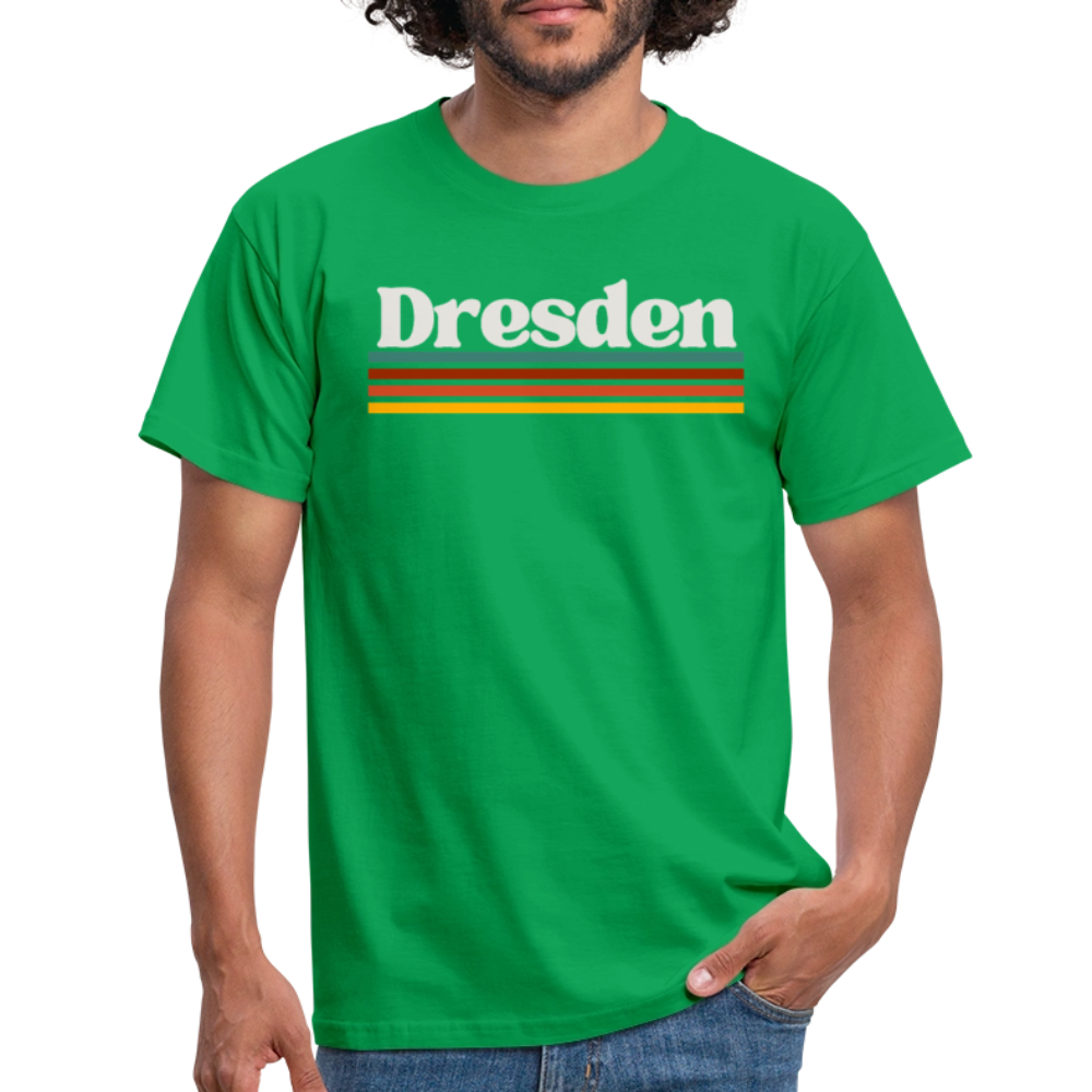 T-Shirt Dresden "Retro" - Kelly Green