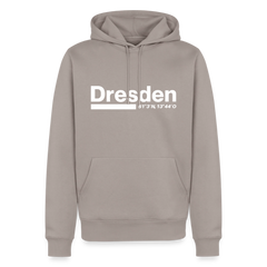Hoodie Dresden "Bold GPS White" - Taupe