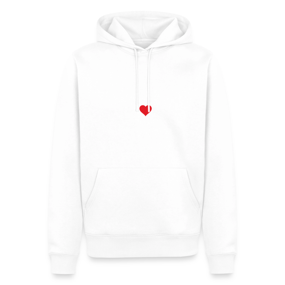 Hoodie "I Love Hamburg" Bright Edition - Weiß