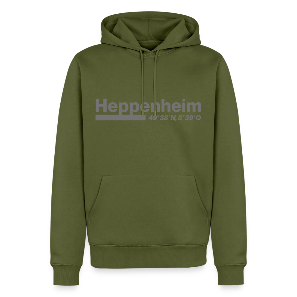 Hoodie Heppenheim "Bold GPS" - Khaki