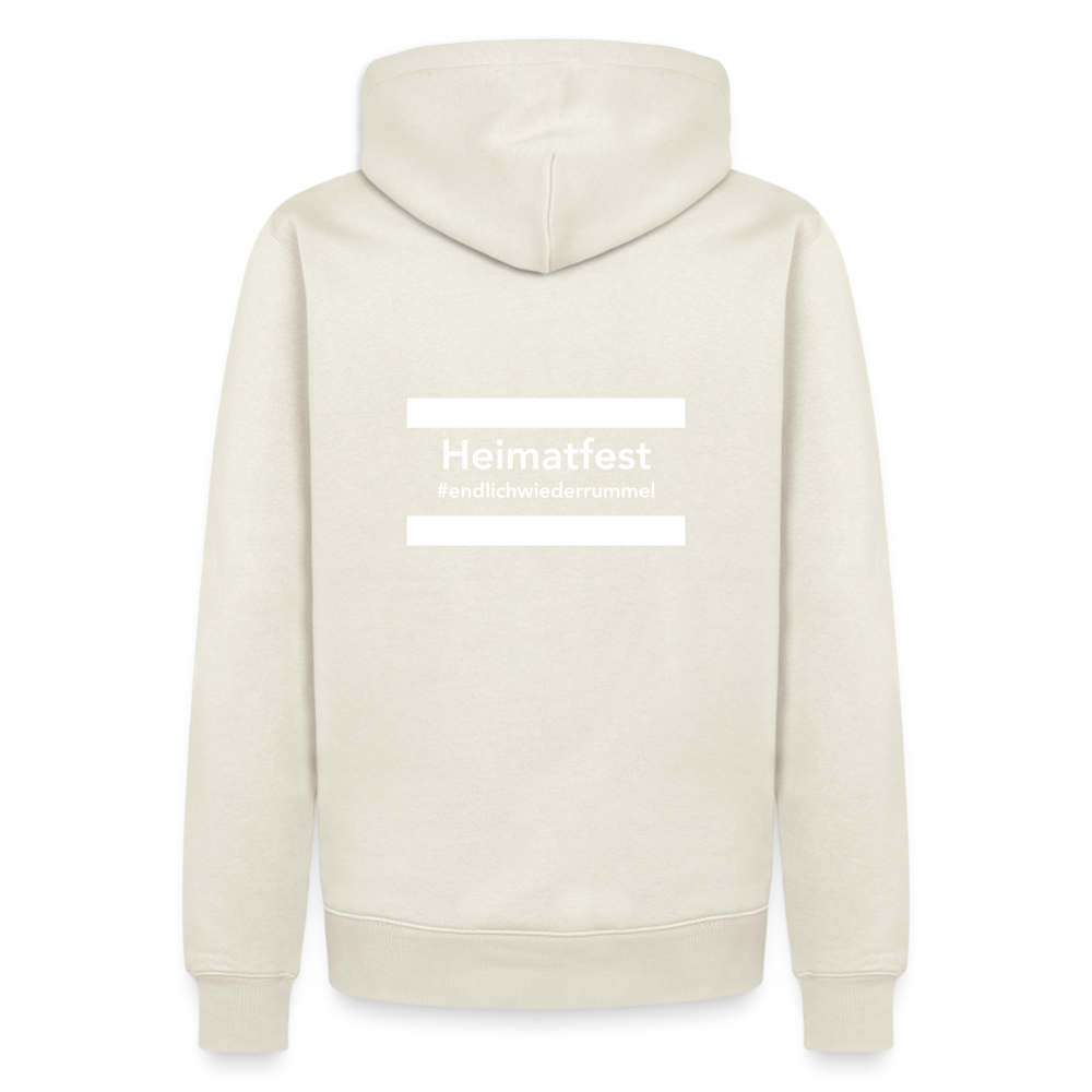 Hoodie Schwelmer Heimatfest #endlichwiederrummel - Naturweiß