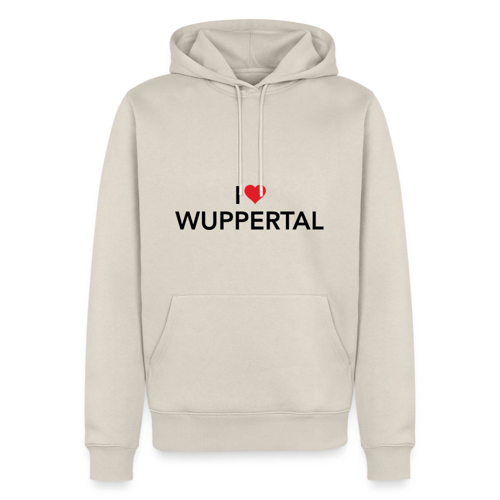 Hoodie "I Love Wuppertal" Bright Edition - Beige