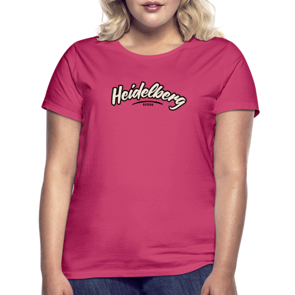 T-Shirt Ladies Heidelberg "Graffiti Tag" - Azalea