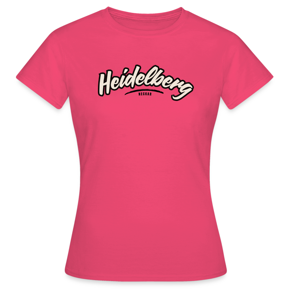 T-Shirt Ladies Heidelberg "Graffiti Tag" - Azalea