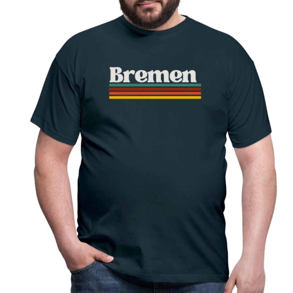 T-Shirt Bremen "Retro" - Navy