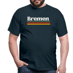 T-Shirt Bremen "Retro" - Navy