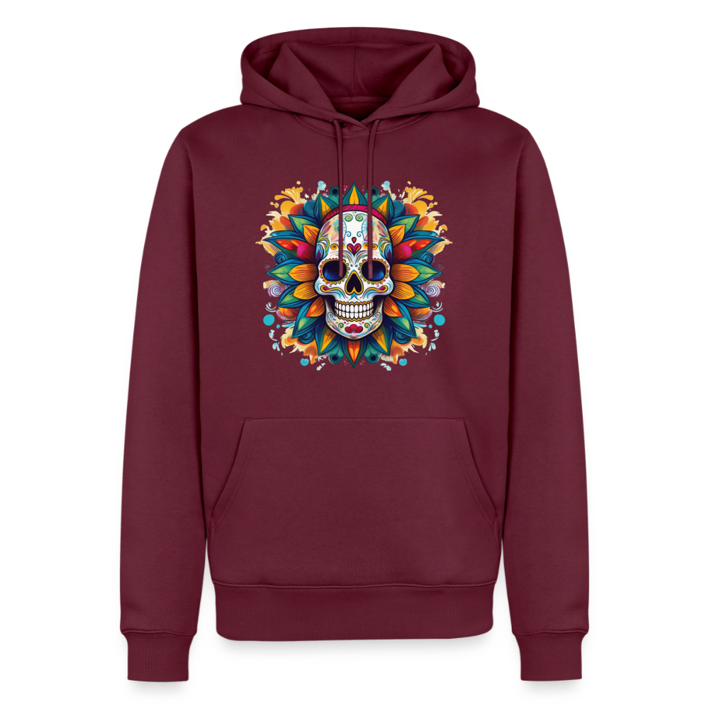 Hoodie Mexico "Mascarilla" - Burgunderrot