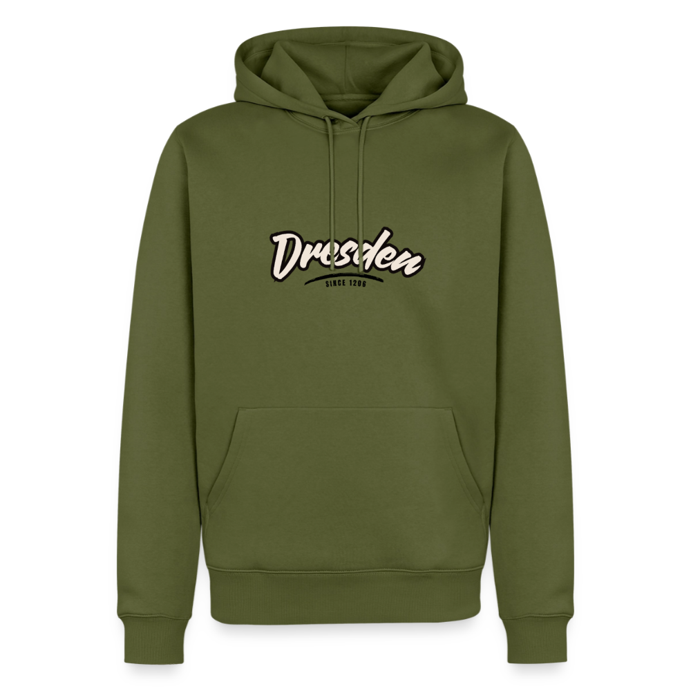 Hoodie Dresden "Graffiti Tag" - Khaki