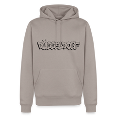 Hoodie Düsseldorf "Graffiti" Dark Edition - Taupe