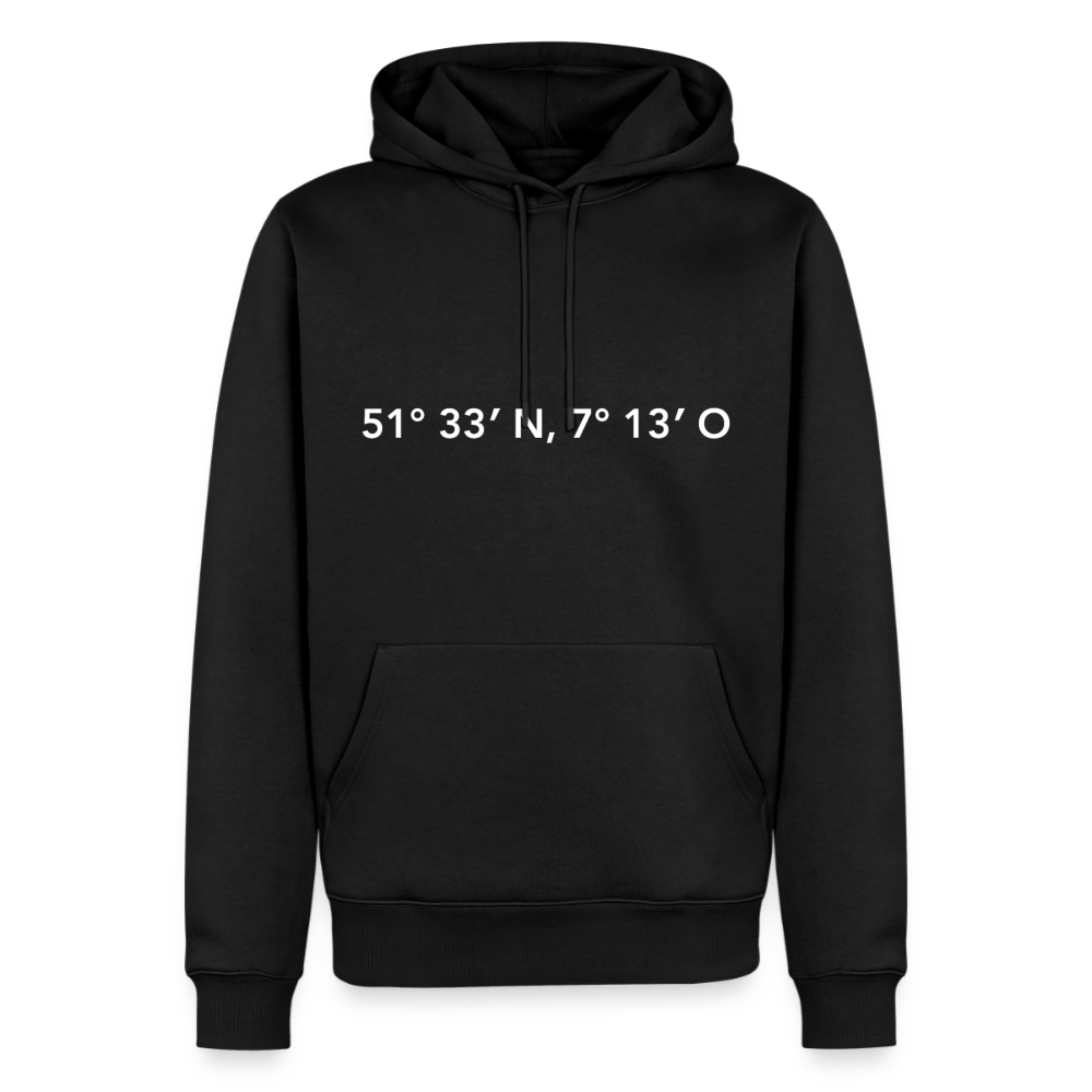 Hoodie Herne "GPS" Bright Edition - Schwarz