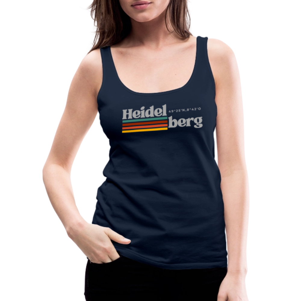 Tanktop Ladies Heidelberg "Retro" - Navy