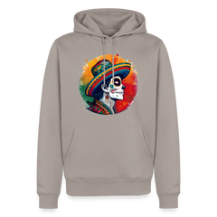 Hoodie Mexico "La Catrina Side" - Taupe