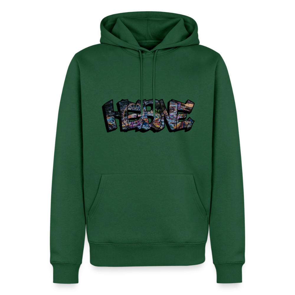 Hoodie Herne "Kirmes Night" - Flaschengrün