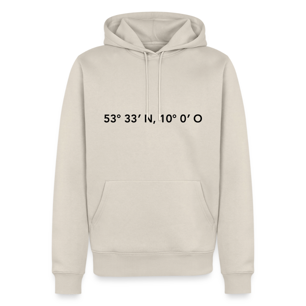 Hoodie Hamburg "GPS" Dark Edition - Beige